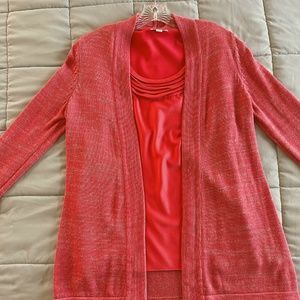 Charter Club sweater and shell